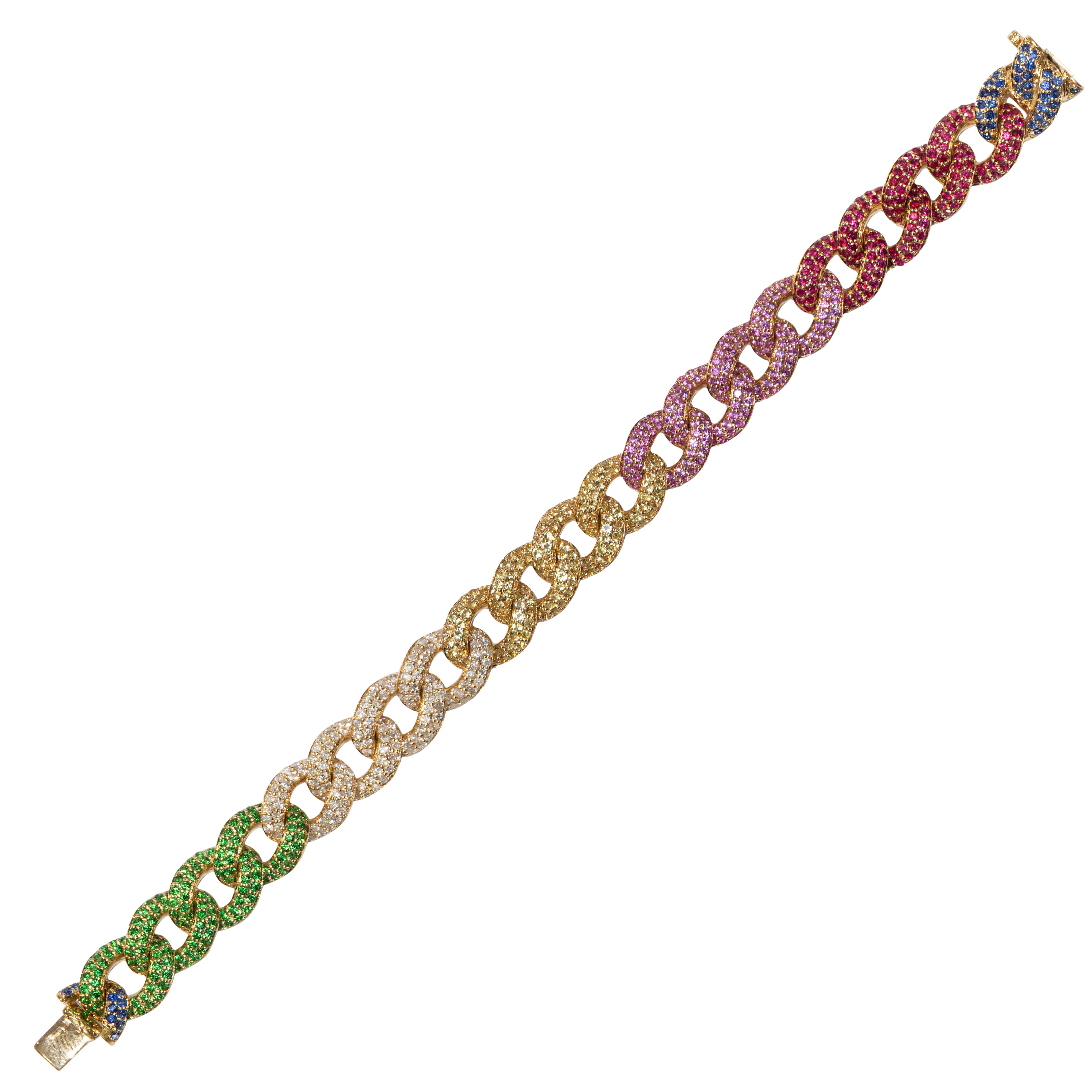 Rainbow link outlet bracelet