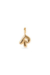 Large Bubble Letter Charm (Gold)