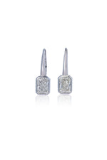 Floating Diamond Studs (Radiant)