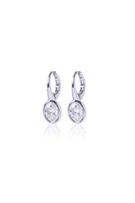 Floating Diamond Studs (Oval)