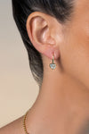 Floating Diamond Studs (Heart)