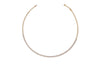 Round Diamond Tennis Necklace (Bezel-Set)