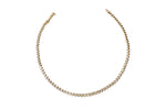 Maquise Diamond Tennis Necklace (Bezel-Set)