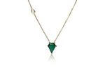Emerald Rock Necklace (Shield-Cut)