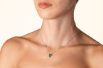 Emerald Rock Necklace (Shield-Cut)