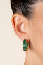 Emerald Hoops (Emerald-Cut)