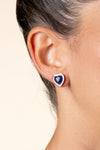 The Enamoured Earrings (Sapphire)