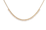 Floating Diamond Tennis Necklace
