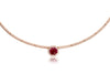 The Golden Enamoured Necklace (Ruby Octagon)