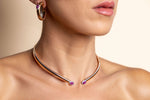 Napoli Slim Necklace (Ruby)