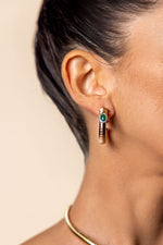 Napoli Slim Hoops (Emerald)