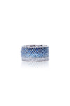 Sapphire & Diamond Ombre Ring
