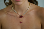Mini Ruby Charm (Heart Shaped)