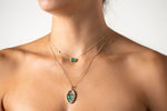 Emerald Shaker Necklace