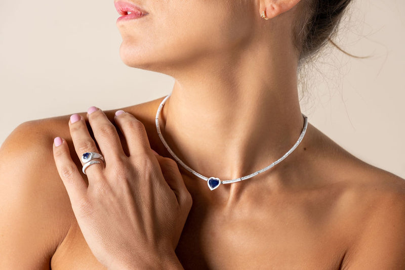 The Enamoured Necklace (Sapphire)