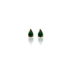 Micro Emerald Studs (Pear-Cut)