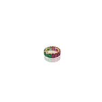 Double Sided Emerald & Ruby Eternity Band
