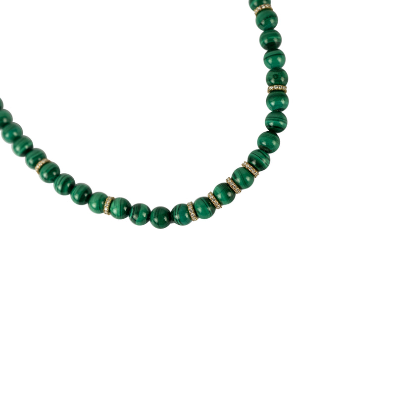 Malachite Necklaces; Malachite beads – Nharo!