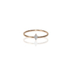 Stackable Diamond Dot Ring (Marquise)